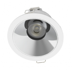 Tecnolite Lámpara LED para Techo Empotrable Kalausi II, Regulable, Interiores, Luz Suave Cálida, 6W, 446 Lúmenes, Blanco, para Casa 