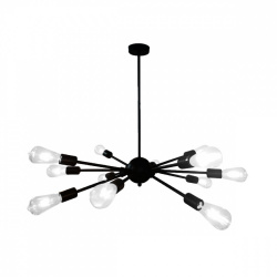 Tecnolite Lámpara Colgante Celaeno I, Interiores, hasta 720W, Negro, para Casa  - No Incluye Foco 