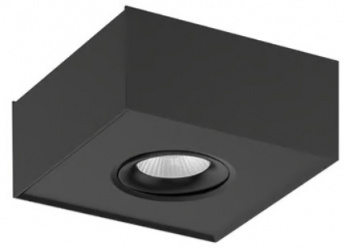 Tecnolite Lámpara LED Spot para Techo Alnitak I, Interiores, Luz Cálida Brillante, 8W, 750 Lúmenes, Negro, para Casa 