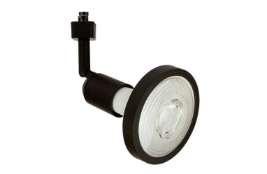 Tecnolite Lámpara Spot para Riel Breme, Interiores, máx. 90W, Base E27, Negro, para Casa - No Incluye Foco, Compatible con PAR38 