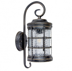 Tecnolite Lámpara Farol para Pared Terme, Exteriores, máx. 20W, Base E27, Bronce, para Casa - No Incluye Foco 