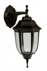 Tecnolite Lámpara Farol para Pared Salermo I, Exteriores, Base E27, máx. 60W, Negro, para Casa - No Incluye Foco 