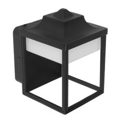 Tecnolite Lámpara LED para Pared Oxalis, Exteriores, Luz Cálida, 9W, 330 Lúmenes, Negro, para Casa 