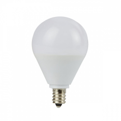 Tecnolite Foco LED, Luz Blanco Cálido, Base E12, 4W, 250 Lúmenes, Blanco, Ahorro de 90% vs Foco Tradicional 4W 