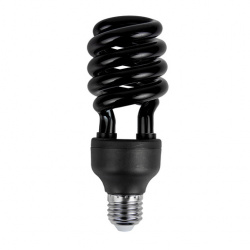 Tecnolite Foco Fluorescente LED, Luz Negra UV-A, Base E27, 20W, Negro 