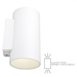 Tecnolite Lámpara LED de Pared Zigong, Interiores/Exteriores, Luz Cálida, 7.5W, 150 Lúmenes, Blanco 