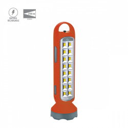 Tecnolite Linterna LED de Mano Recargable Fordons II, 160 Lúmenes, Naranja 