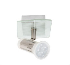 Tecnolite Lámpara para Techo Castel, Interiores, 50W, Base GU10, Satinado/Blanco - No Incluye Foco 