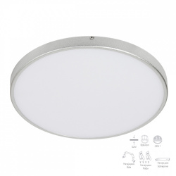 Tecnolite Lámpara LED Plafon para Techo Ibiza I, Interiores, Luz Suave Cálida, 12W, 700 Lúmenes, Blanco, para Casa 