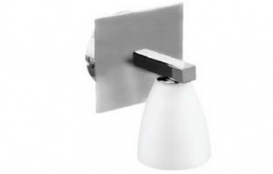 Tecnolite Lámpara para Pared Melsi, Interiores, 40W, Base G9, Plata/Blanco - No Incluye Foco 