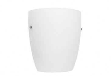 Tecnolite Lámpara para Pared Foggia, Interiores, Base E27, Blanco, para Iluminación Comercial - No Incluye Foco 