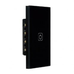 Tecnolite Interruptor de Luz Inteligente Creator I, 1 Botón, Wi-Fi, Negro 