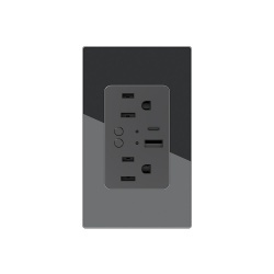 Tecnolite Tomacorriente Efflux, 2 Enchufes, 100 - 240V, 0.005A, Negro 