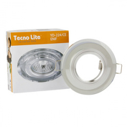 Tecnolite Lámpara Downlight para Techo Empotrable Enif, Interiores, 50W, Base GX5.3, Espejo, para Casa - No Incluye Foco 