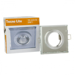 Tecnolite Lámpara Downlight para Techo Empotrable Enif I, Interiores, 50W, Base GX5.3, Espejo, para Casa - No Incluye Foco 