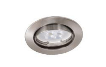 Tecnolite Lámpara para Techo Empotrable Andora, Interiores, máx. 50W, Base GX5.3, Satinado, para Casa - No Incluye Foco 