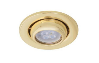 Tecnolite Lámpara para Techo Acari, Interiores, Base GX5.3, Latón - No Incluye Foco, Compatible con MR16 