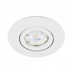 Tecnolite Lámpara para Techo Acerra, Interiores, Base GX5.3, Blanco - No Incluye Foco, Compatible con MR16 