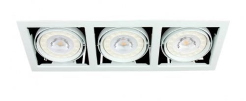 Tecnolite Lámpara para Techo Arco, Interiores, Base G53, Blanco - No Incluye Focos 