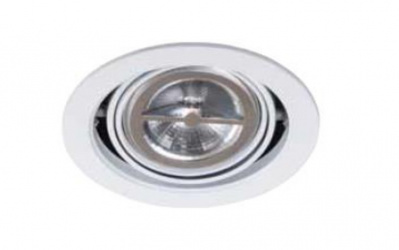 Tecnolite Lámpara Downlight para Techo Empotrable, Interiores, 50W, Blanco, para Casa - No Incluye Foco 