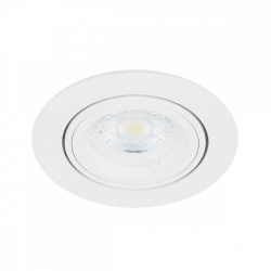 Tecnolite Lámpara para Techo Agra, Interiores, Base GX5.3, Blanco - No Incluye Foco 