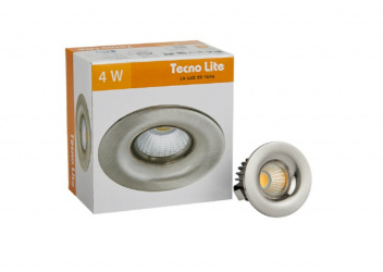 Tecnolite Lámpara LED Bajo Mueble Adelaide, Interiores, Luz Cálida, 4W, 200 Lúmenes, Plata 