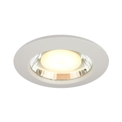 Tecnolite Lámpara LED Empotrable Nadi, Interior, Blanco, 9W, 700 Lúmenes, Base E27, para Casa  