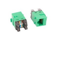 TE Connectivity Jack Modular RJ-45 Cat6 Tipo Keystone, Verde 