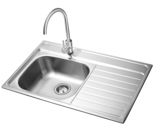 Teka Tarja 800.510 1C 1E D MNI, Derecha, Acero Inoxidable 