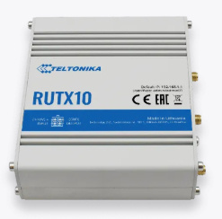 Router Teltonika Gigabit Ethernet VPN RUTX10, Inalámbrico, 10/100/1000 Mbit/s, 4x RJ-45 