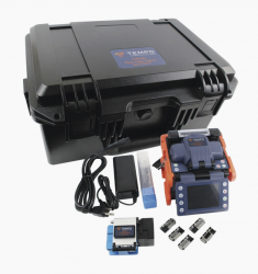Tempo Kit Fusionadora de Fibra Óptica de Alineación por Núcleo FSP200-KIT1, Estuche para Transporte y Accesorios 