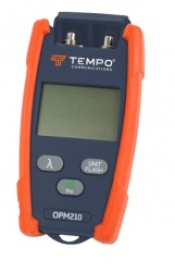Tempo Medidor de Alta Potencia para Fibra Óptica OPM-220, Naranja/Azul 