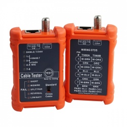 Tempo Probador de Cable RJ-45/Coaxial, Naranja 