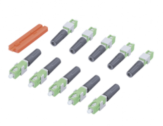 Tempo Conector Mecánico SC/APC, 3mm, 10 Piezas 