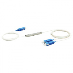 Tempo Cable Divisor Óptico PLC, 1 x 2 SC/UPC, 1.5 Metros, Blanco/Azul 