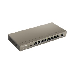 Switch Tenda Fast Ethernet TEF1109P, 9 Puertos 10/100Mbps (8x PoE), 1.6 Gbit/s, 4000 Entradas - Administrable 