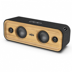House of Marley Bocina Portátil Get Together 2, Bluetooth, Inalámbrico, 20W RMS, Negro/Madera 