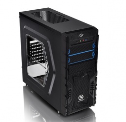 Gabinete Thermaltake Versa H23 con Ventana, Midi-Tower, ATX/micro-ATX, USB 2.0/3.0, sin Fuente, Negro 