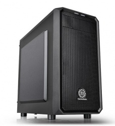 Gabinete Thermaltake Versa H15, Micro-Tower, Micro-ATX/Mini-ITX, USB 2.0/3.0, sin Fuente, 1 Ventilador Instalado, Negro  