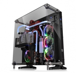 Gabinete Thermaltake Core P5 Tempered Glass Edition, Midi-Tower, ATX/Micro-ATX/Mini-ITX, USB 2.0/3.0, sin Fuente, Negro 