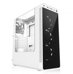 Gabinete Thermaltake View 27 Snow Edition con Ventana, Midi-Tower, ATX/Micro-ATX/Mini-ITX, USB 2.0/3.0, sin Fuente, Blanco 