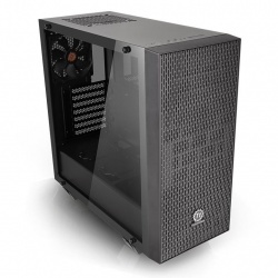 Gabinete Thermaltake Core G21 Tempered Glass Edition, Midi-Tower, ATX/Micro-ATX/Mini-ITX, USB 3.0, sin Fuente, Negro 