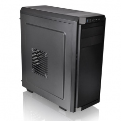 Gabinete Thermaltake V100 Perforated, Midi-Tower, ATX/Micro-ATX/Mini-ITX, USB 2.0/3.0, sin Fuente, 1 Ventilador Instalado, Negro  