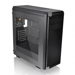 Gabinete Thermaltake V100 Window con Ventana RGB, Midi Tower, ATX, USB 2.0/3.0, sin Fuente, Negro 