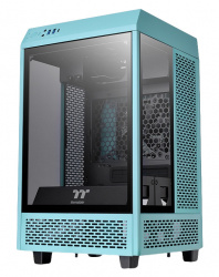Gabinete Thermaltake The Tower 100, Mini-Tower, Mini-ITX, USB 3.0, sin Fuente, 2 Ventiladores Instalados, Turquesa 