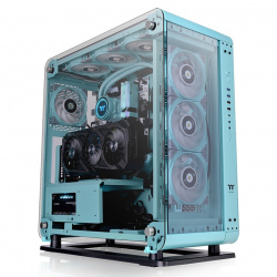Gabinete Thermaltake Core P6, Midi-Tower, ATX/CEB/Micro-ATX/Mini-ITX, USB 2.0/3.0, sin Fuente, sin Ventiladores Instalados, Azul 