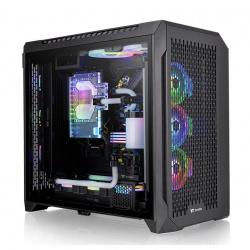 Gabinete Thermaltake CTE C750 Air con Ventana, Full Tower, ATX/EATX/Micro-ATX/Mini-ITX, USB 3.0, sin Fuente, 3 Ventiladores Instalados, Negro 