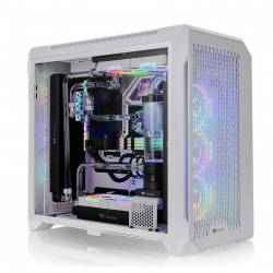 Gabinete Thermaltake CTE C750 Air Snow con Ventana, Full Tower, ATX/EATX/Micro-ATX/Mini-ITX, USB 3.0/3.2, sin Fuente, 3 Ventiladores Instalados, Blanco 
