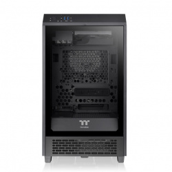 Gabinete Thermaltake The Tower 200 con Ventana, Mini-Tower, Mini-ITX, USB 3.2, sin Fuente, Negro 