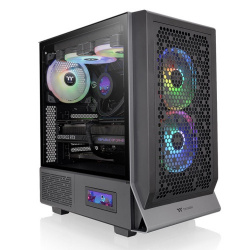 Gabinete Thermaltake Ceres 300 TG ARGB, Midi-Tower, ATX/EATX/Micro-ATX/Mini-ITX, USB 3.0, sin Fuente, 3 Ventiladores Instalados, Negro 